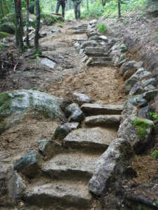 Trail work on the Northern Forest Canoe Trail