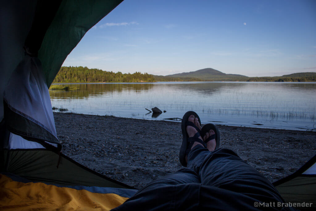 Living Out of a Tent