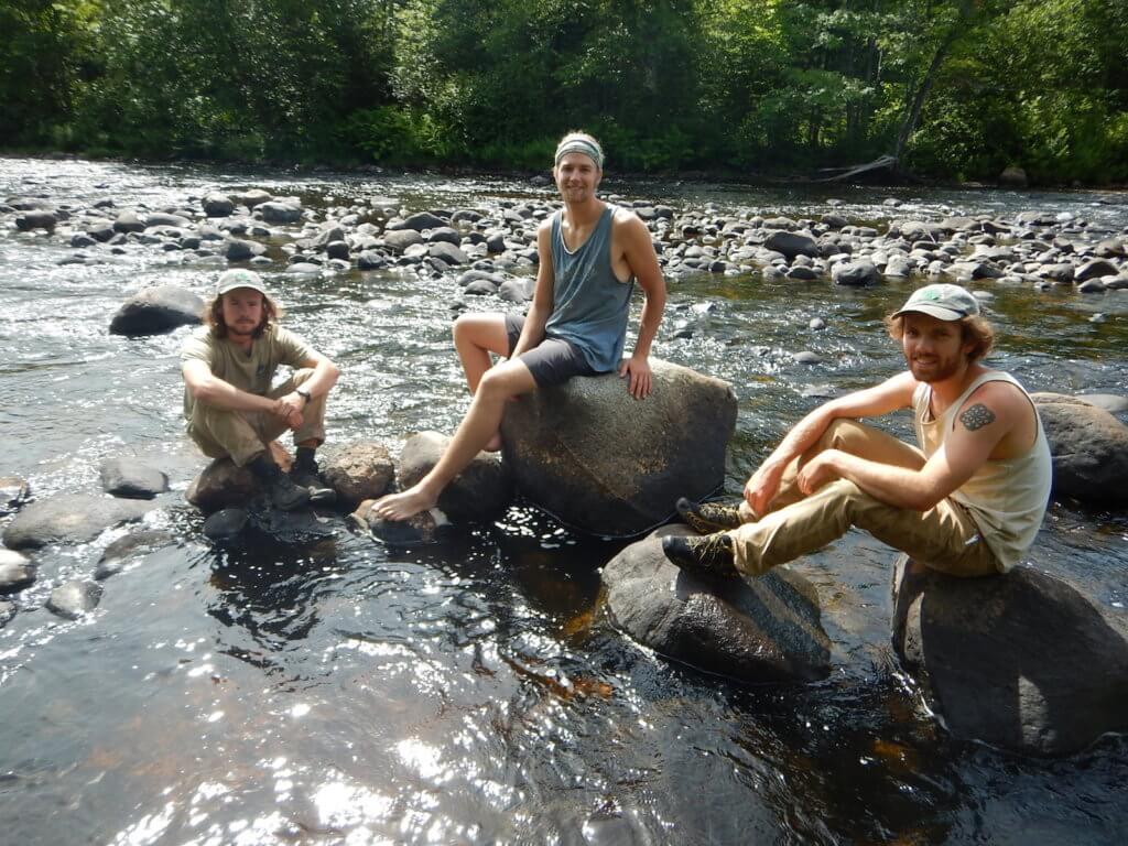 Northern Forest Canoe Trail stewardship crew 2017