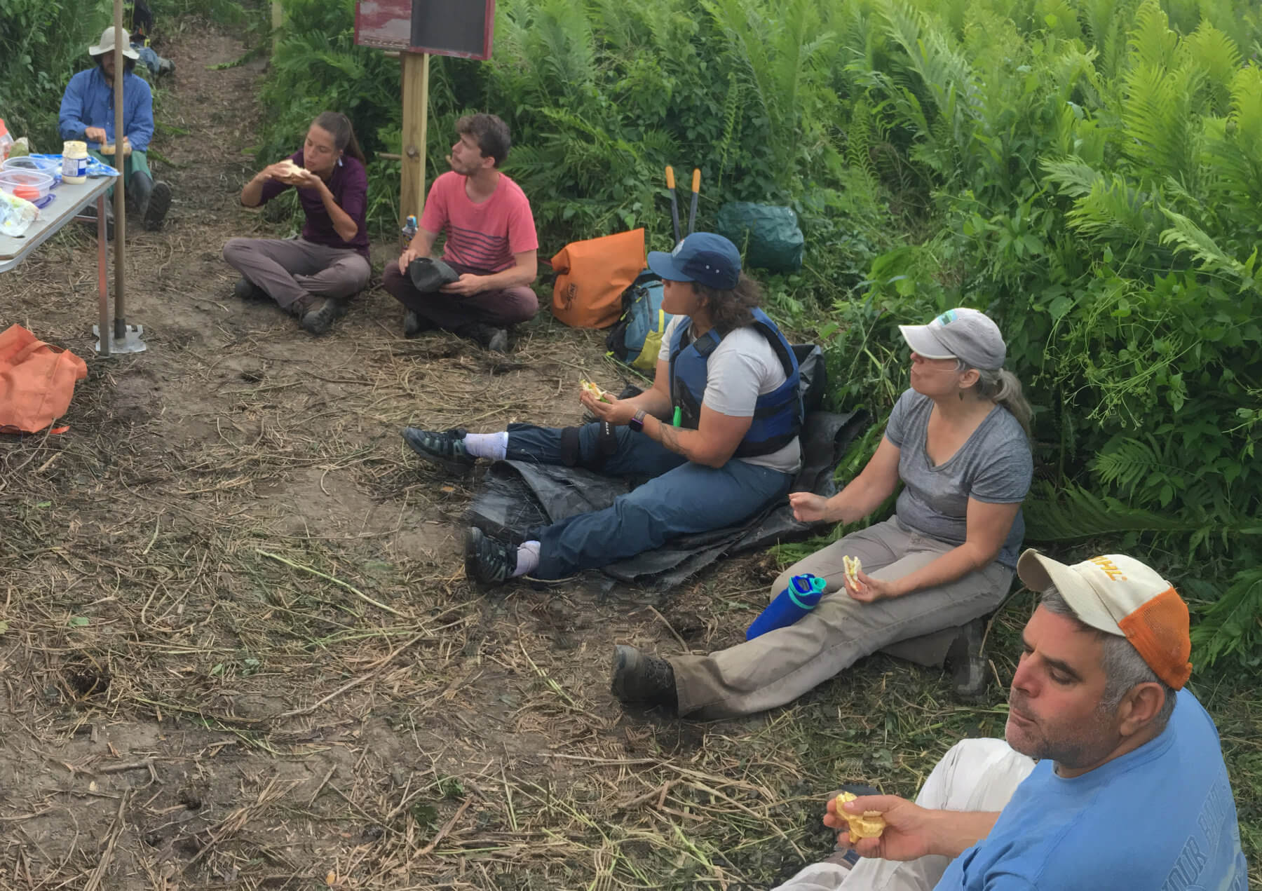lunch Northern Forest Canoe Trail