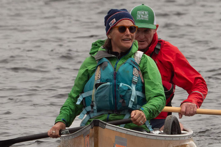 grey day on the lake