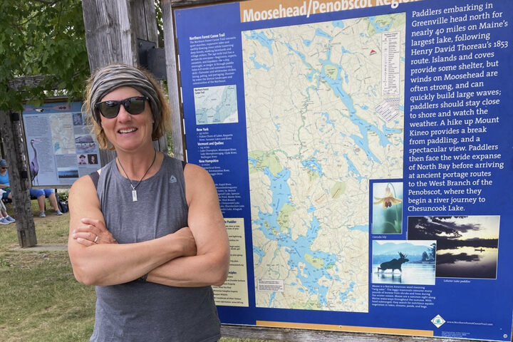 Author and thru-paddler Katina Daanen