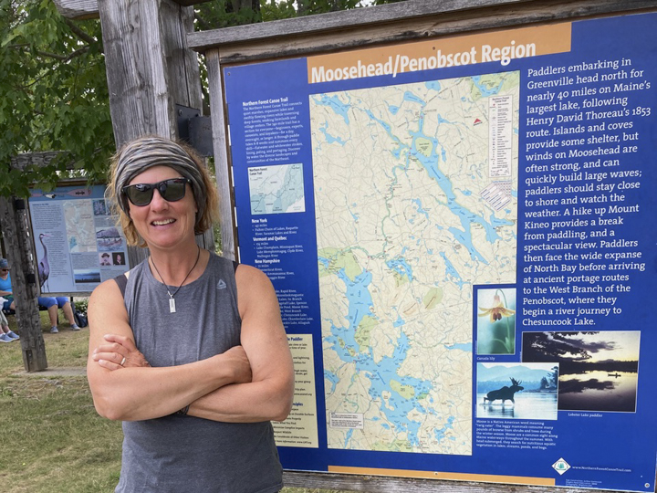 Author and thru-paddler Katina Daanen